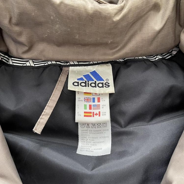 Vintage 90s Adidas down fill puffer coat image 4