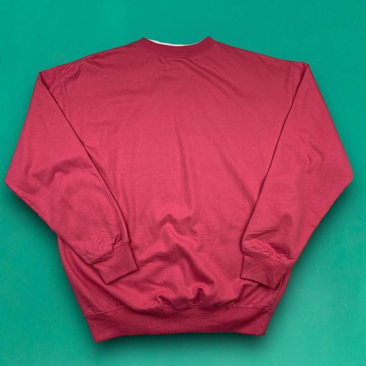 M&C Sports Vintage 90s Cute Embroidered Roses Grandma Sweatshirt Jumper Pink L image 4
