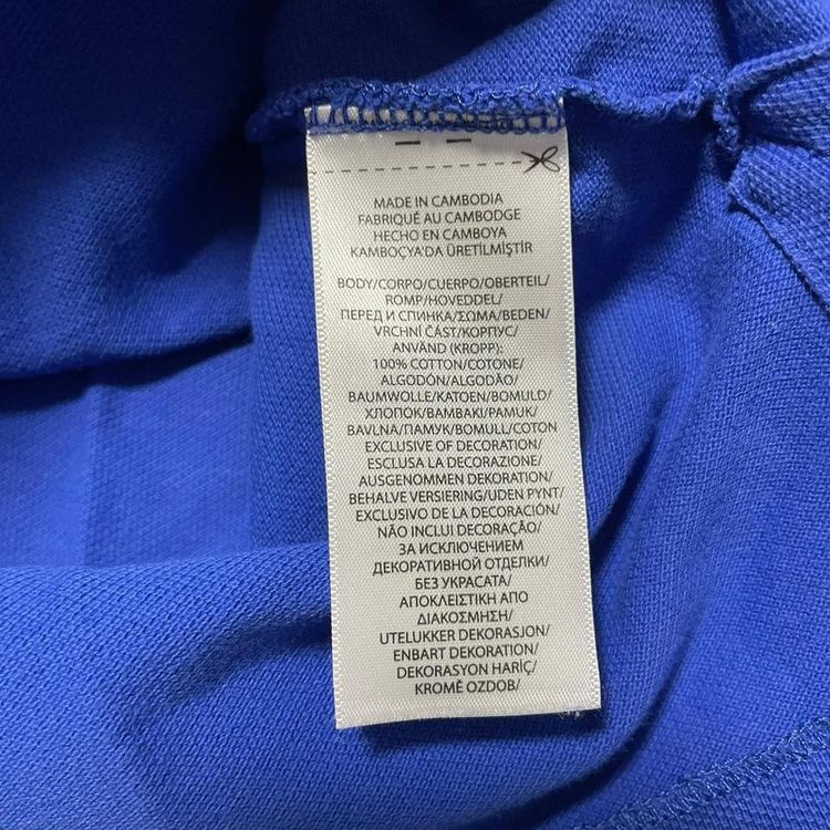 Ralph Lauren Short Sleeve Polo Shirt Blue Classic Fit Size Boys XL (Mens Small) obraz 5