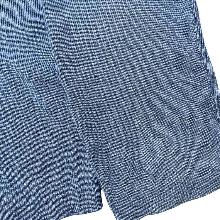 Banana Republic Mens V-Neck Silk & Cashmere Knit Jumper Blue Pullover Size XL obraz 5