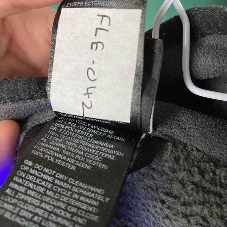 Immagine di The north face fleece jacket dark grey purple tone. 4