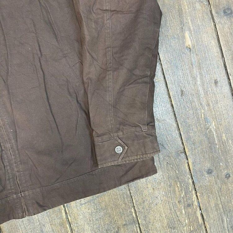 Quiksilver Bomber Jacket Vintage Full Zip Outdoor Casual Coat Brown, Mens Medium image 5