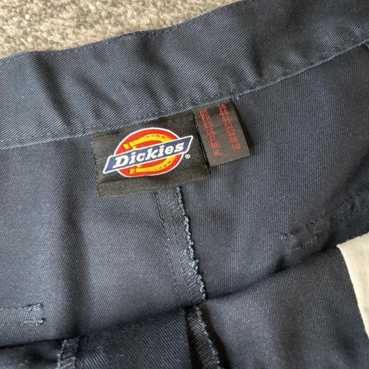 Mens navy Dickies workwear shorts image 4