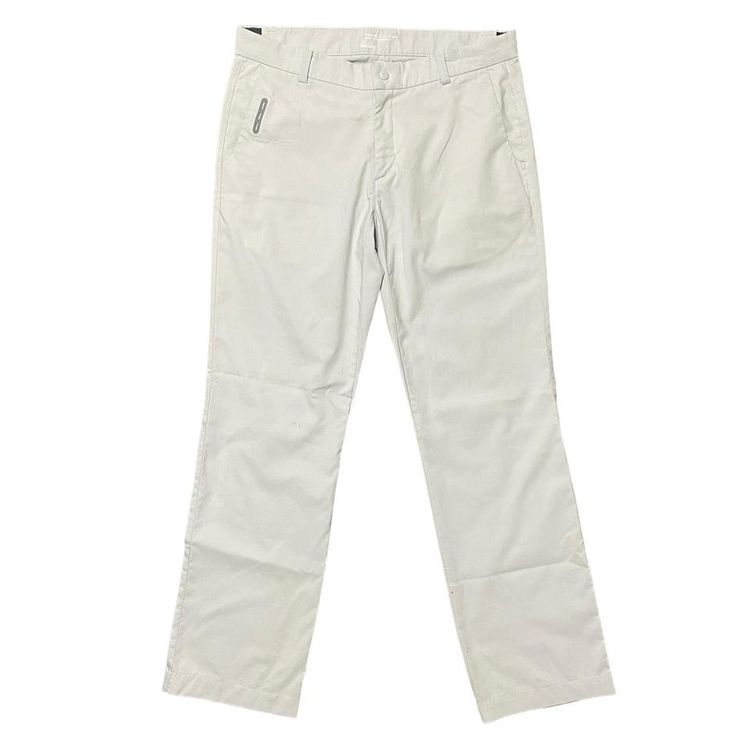 Nike Golf Tour Performance Dri-Fit Trousers White Stretch Pants Mens W34 L32
