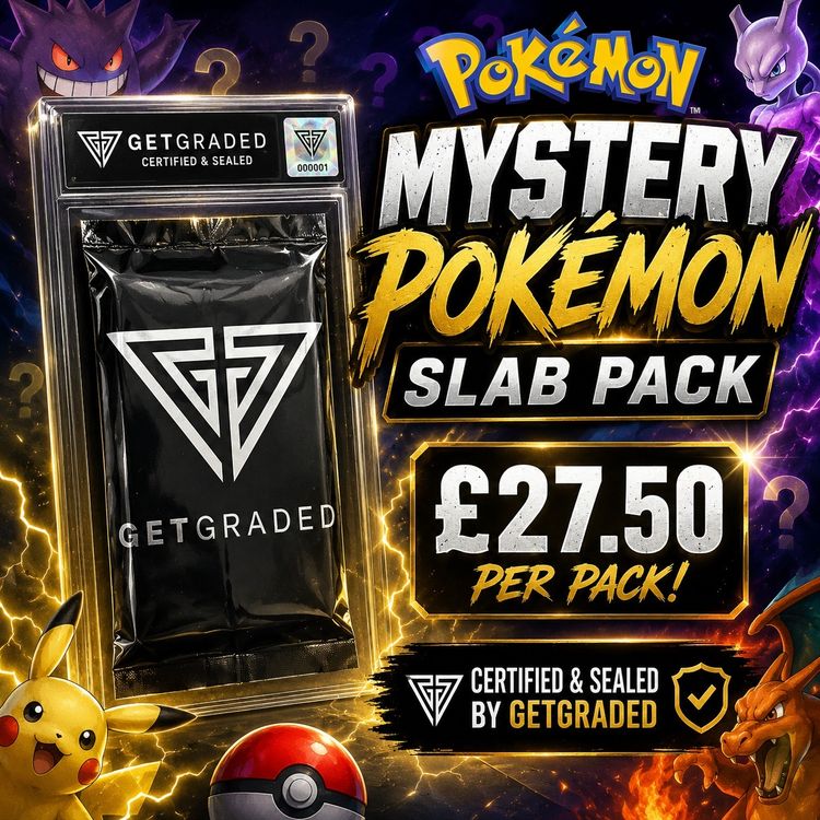 Other GUARANTEED 10 - Getgraded Pokémon Mystery Slab Pack product image