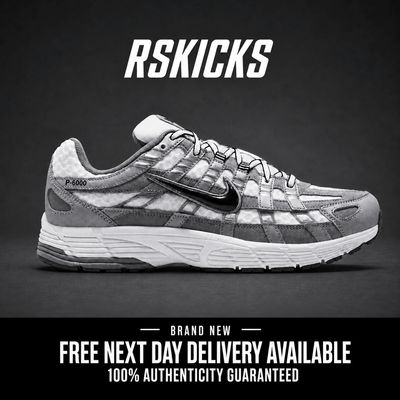 Nike P-6000 White Metallic Cool Grey Brand New