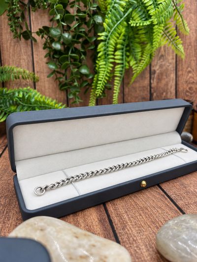 Sterling Silver Curb Link Bracelet