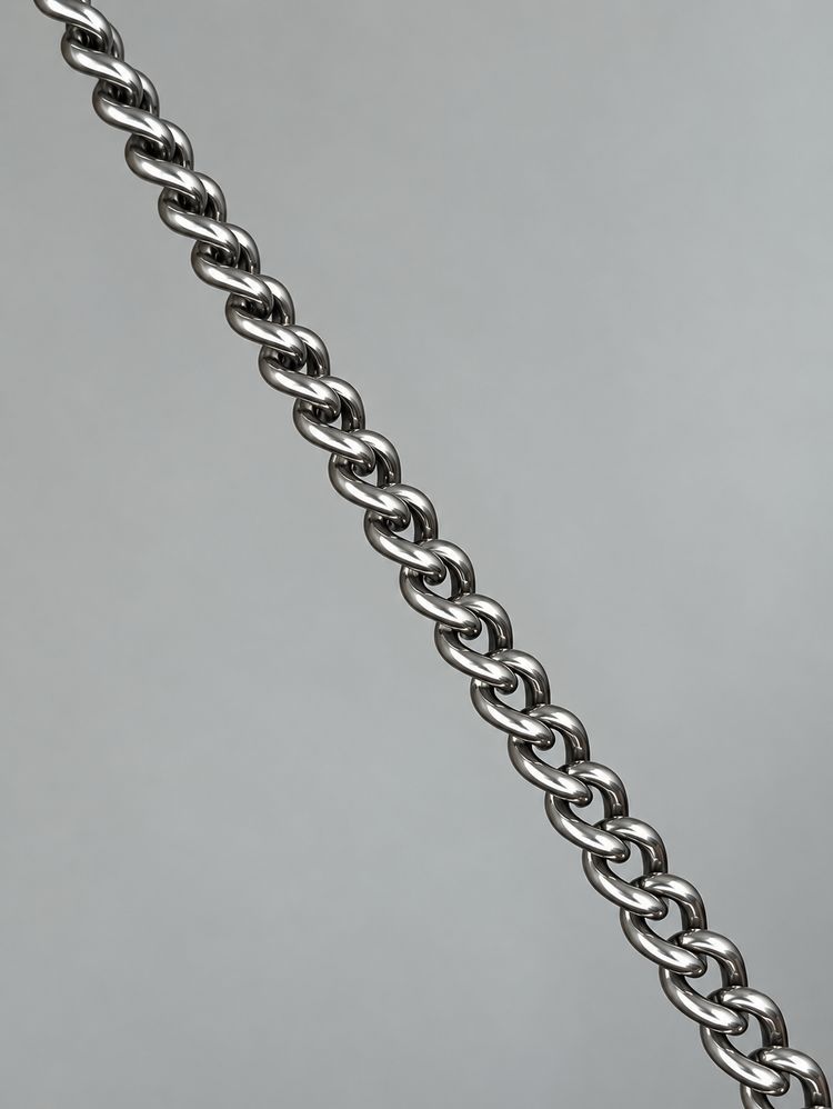 Sterling Silver Curb Link Bracelet obraz 3