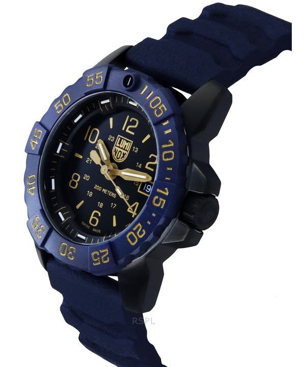 Luminox Navy SEAL Foundation Back To The Blue Black Dial Quartz Diver's XS.3255.CB.NSF 200M Men's Watch image 4
