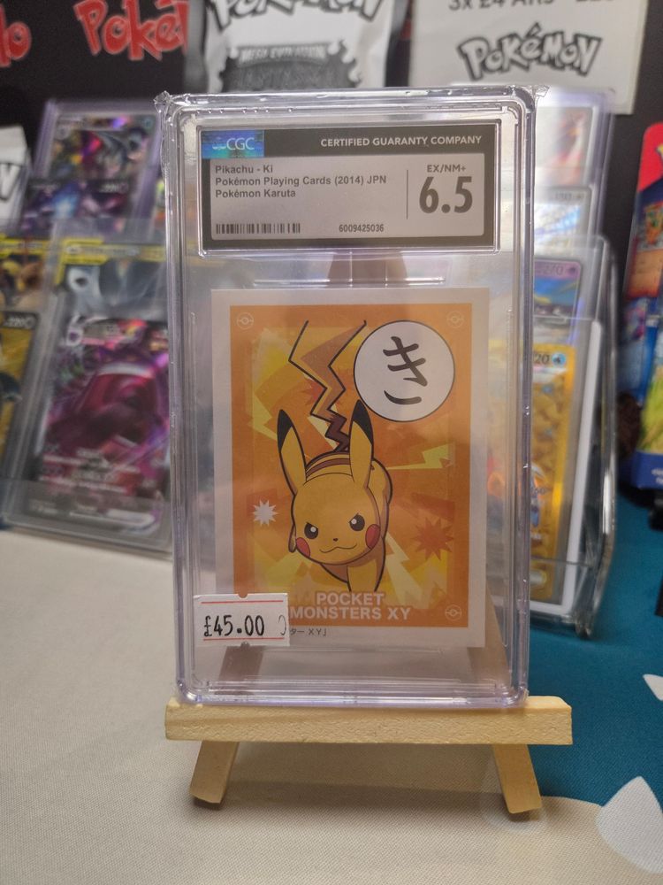 CGC 6.5 *POP 1* Pikachu Karuta Slab