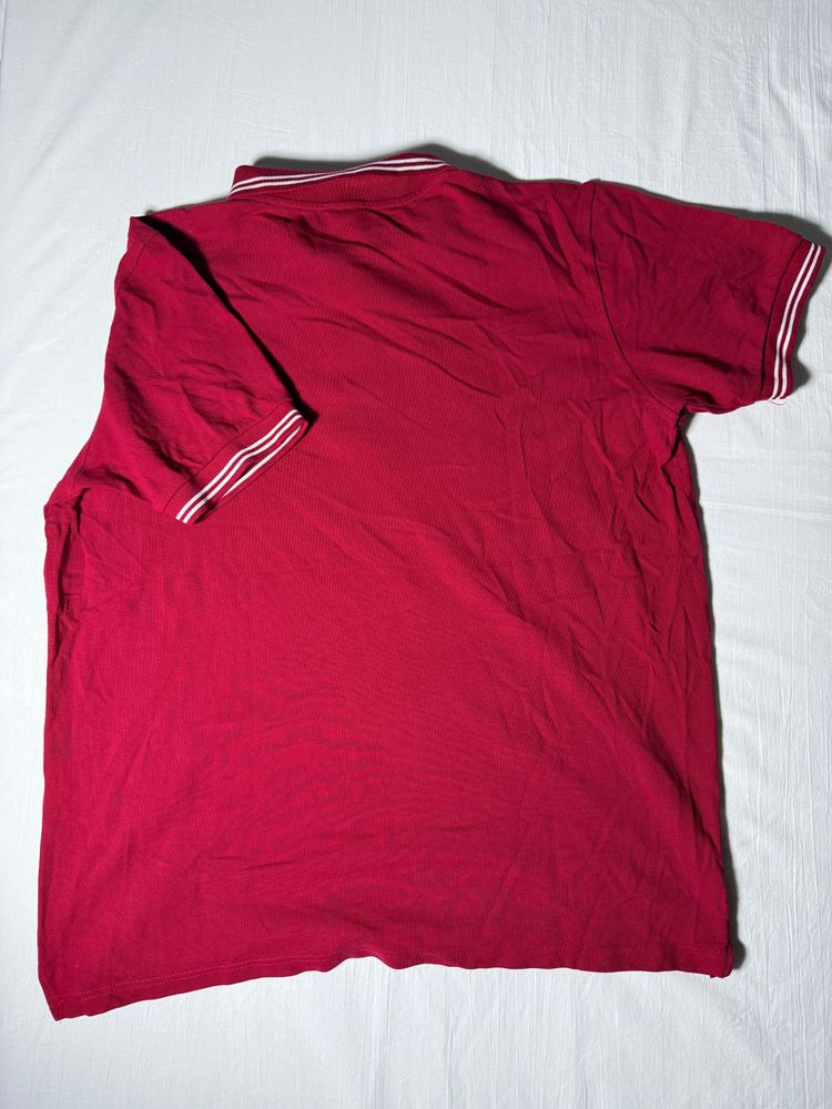 Stone Island Red Polo Shirt 4