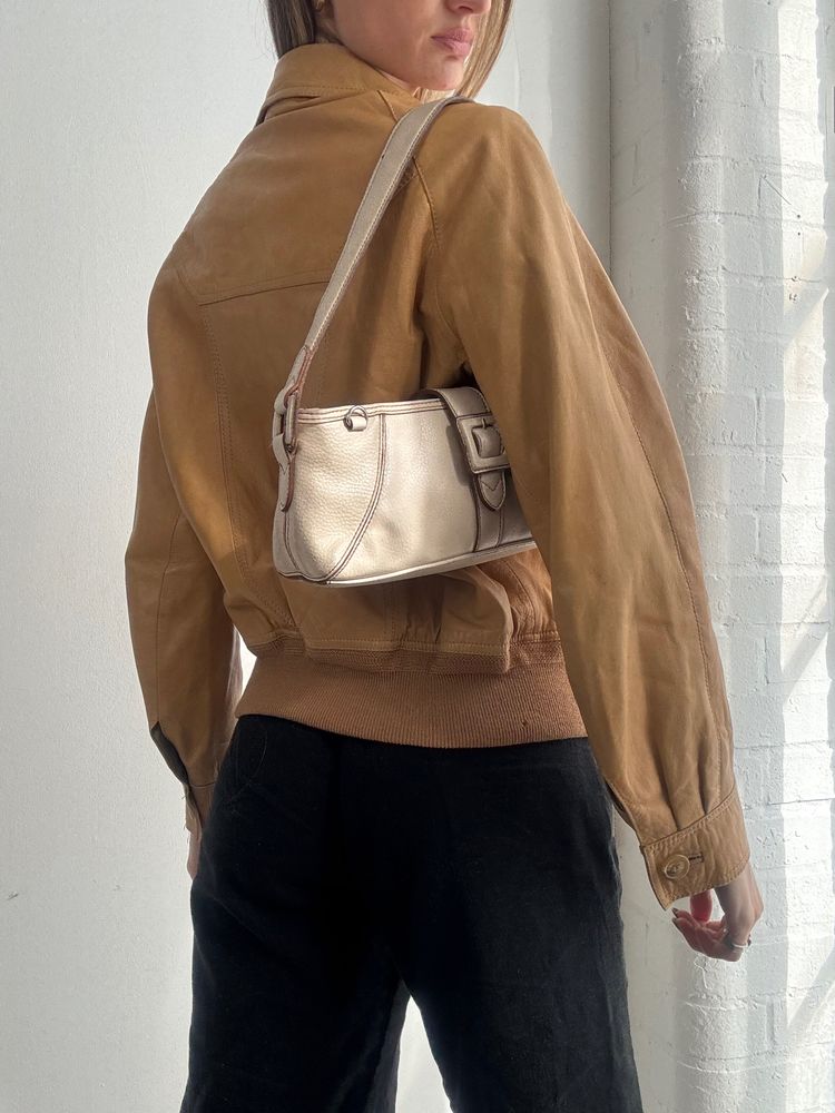 Immagine di Tan Leather Jacket 3