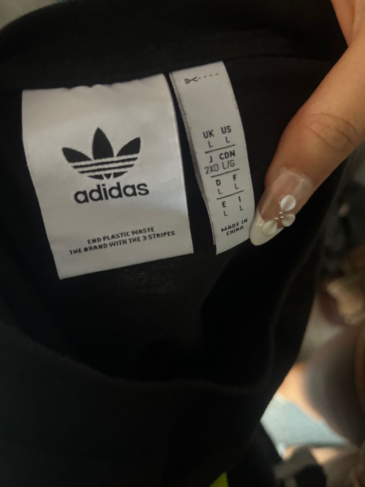 Adidas Black And White Long Sleeve Shirt image 2