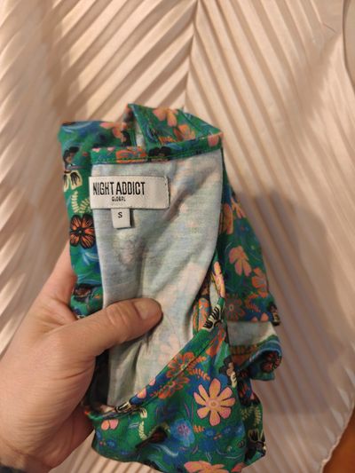 Night Addict Floral Patterned Clothing