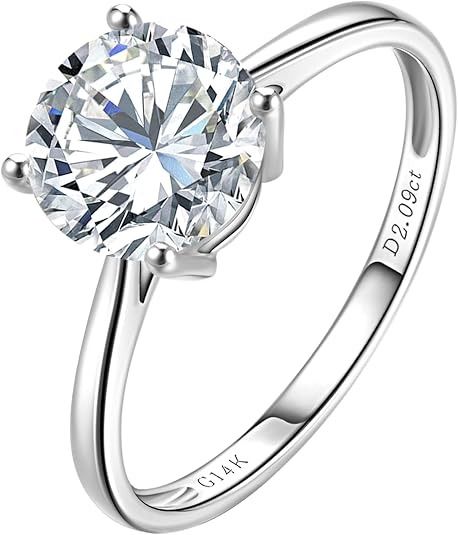 14K Hand Ring With Lab Grown Diamond image 1