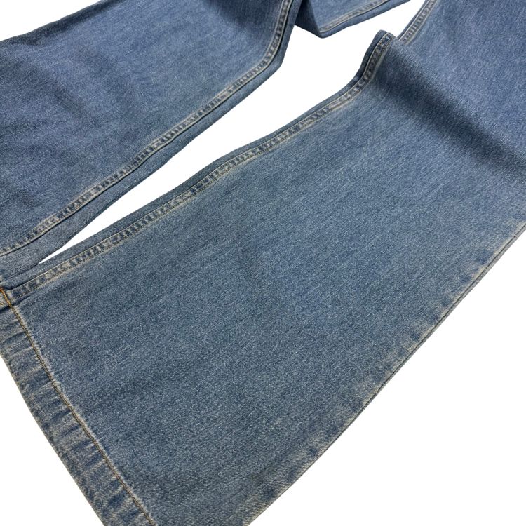 Vintage Tommy Jeans 90's Wide Leg Denim Jeans Blue image 5