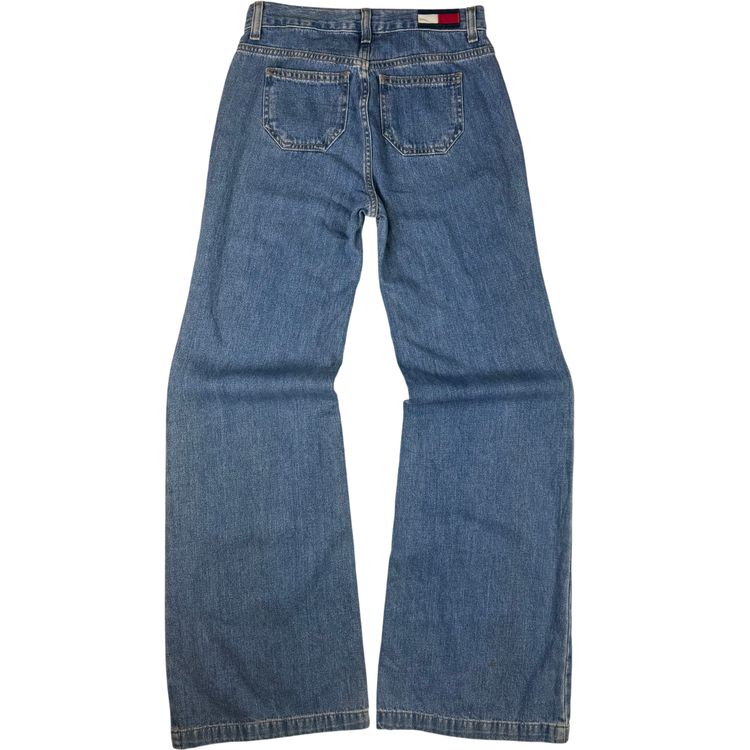 Vintage Tommy Jeans 90's Wide Leg Denim Jeans Blue image 1