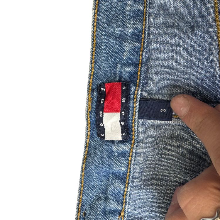 Vintage Tommy Jeans 90's Wide Leg Denim Jeans Blue image 3
