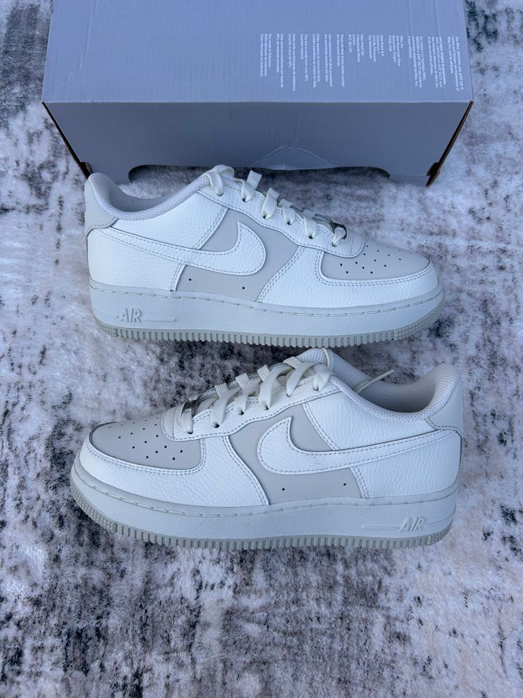 Nike Air Force 1 Trainers ‘Sail Light Bone Two Tone’ - Size UK 5.5  image 3