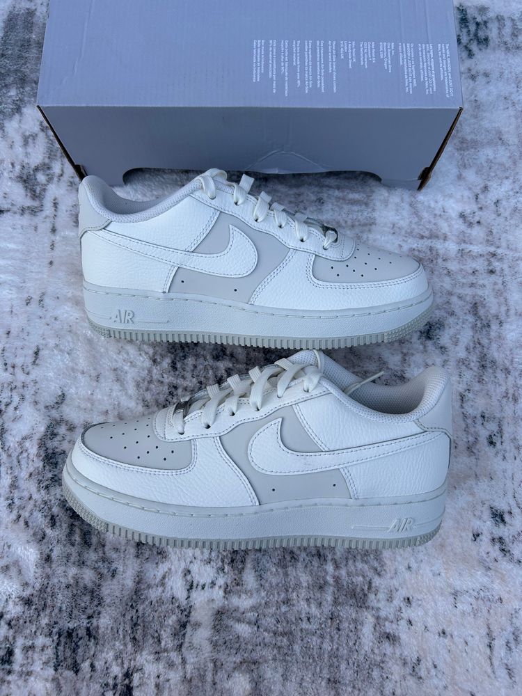 Nike Air Force 1 Trainers ‘Sail Light Bone Two Tone’ - Size UK 5.5  image 2