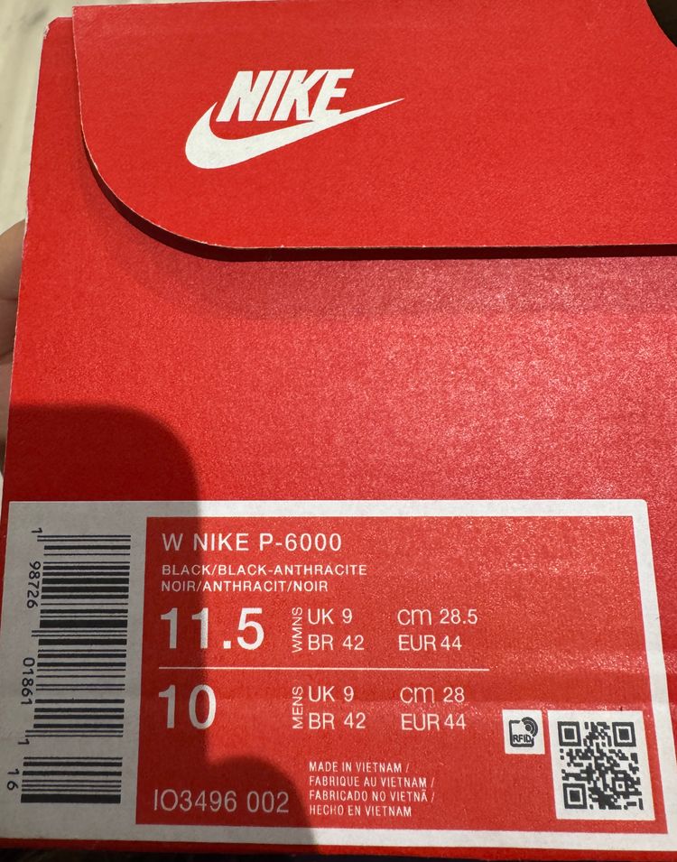 Nike P-6000 Sneakers Black Anthracite 2