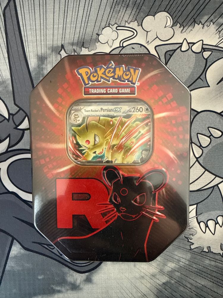 Pokémon Trading Card Game Team Rocket Persian Ex Tin