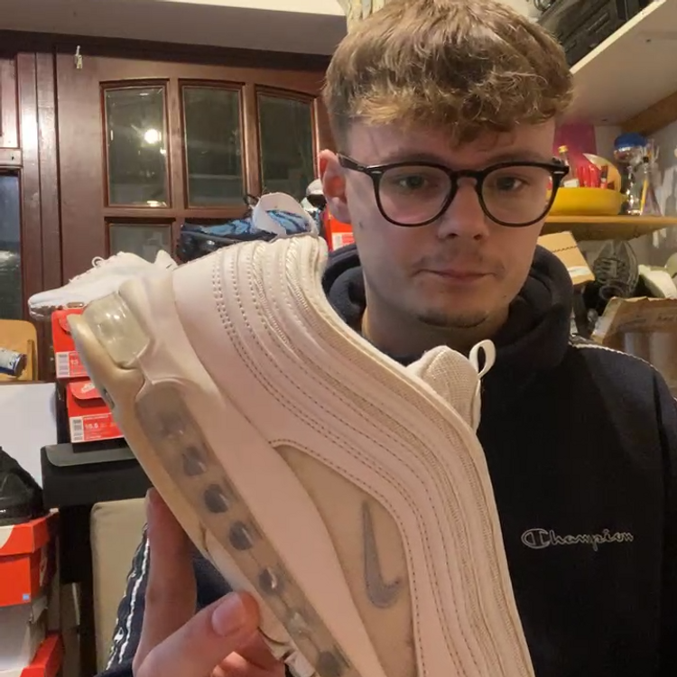 Nike nike air max 97 uk9 white product image