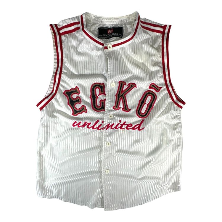 Ecko Unlimited Sleeveless Button-Up Shirt