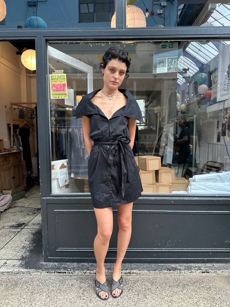 Bench cotton button up cargo dress image 1
