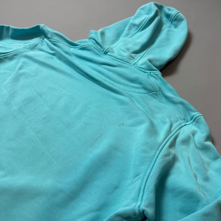 Stone Island Turquoise Blue Hoodie - Large image 3