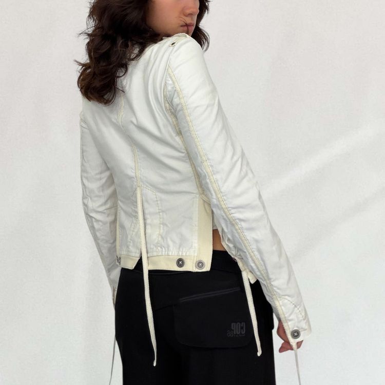 Marithé + François Girbaud asymmetric jacket 5