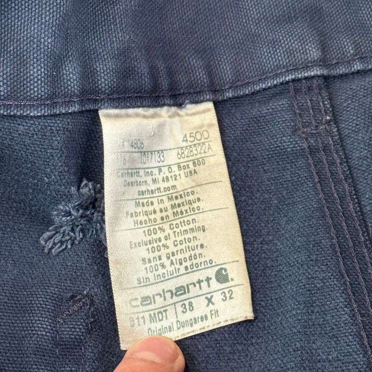 Carhartt Carpenter Workwear Trousers Navy image 3