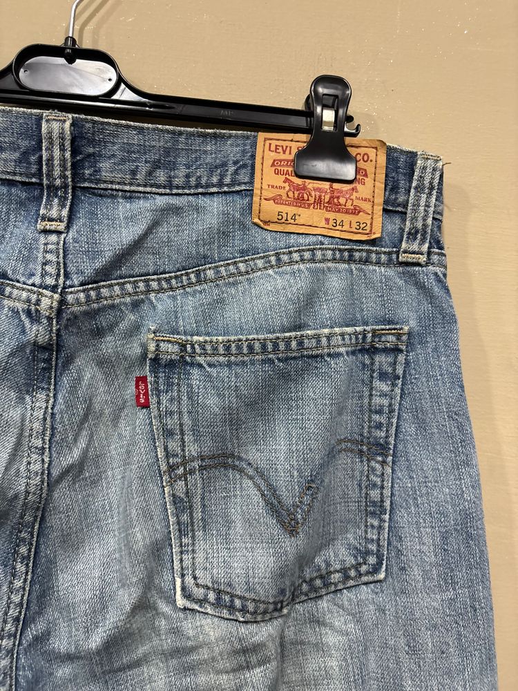 Levi'S 514 Slim Straight Jeans 34x32  image 5