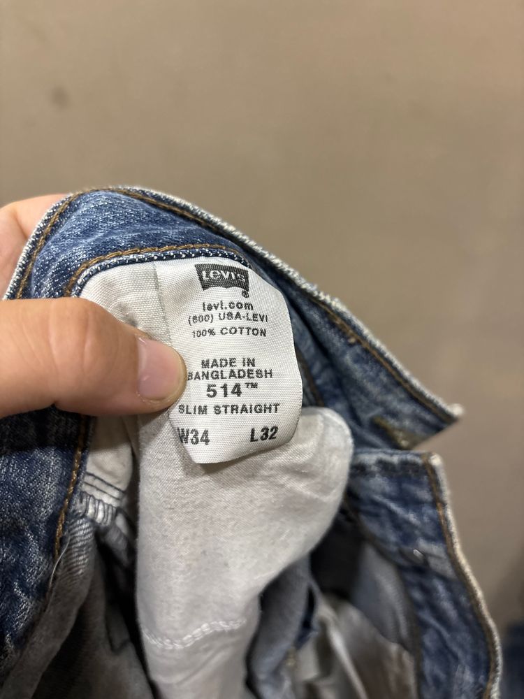 Levi'S 514 Slim Straight Jeans 34x32  image 4