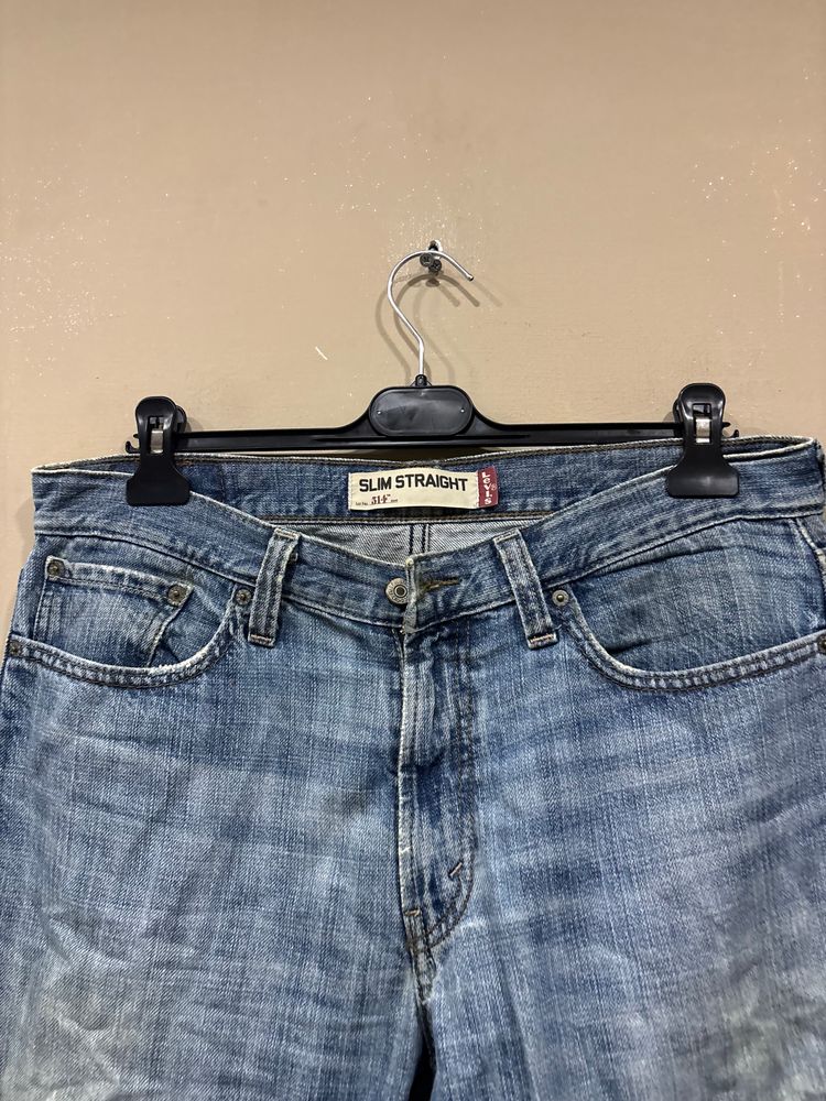 Levi'S 514 Slim Straight Jeans 34x32  image 2
