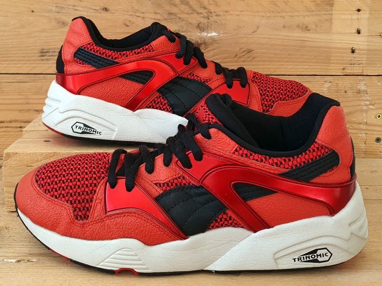 Puma Trinomic Low Textile Trainers 359996 01 Red/Black UK10/US11/EU44.5 image 1