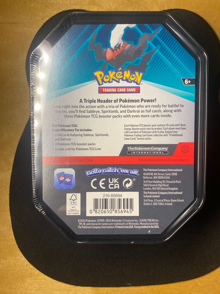 Darkrai Tin 2