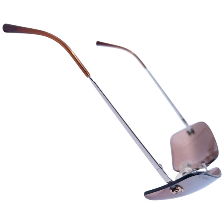 Vintage 2000s Chanel Rimless Sunglasses image 2