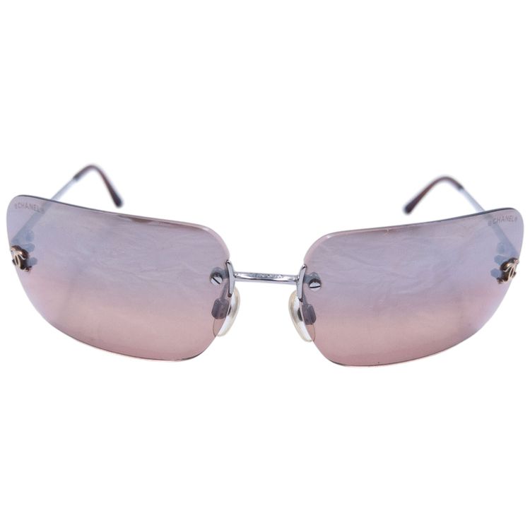 Vintage 2000s Chanel Rimless Sunglasses image 4