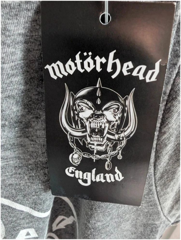 Official Motörhead England Warpig Mineral Wash Graphic Band T Shirt Size S UK 8 10 BNWT image 5