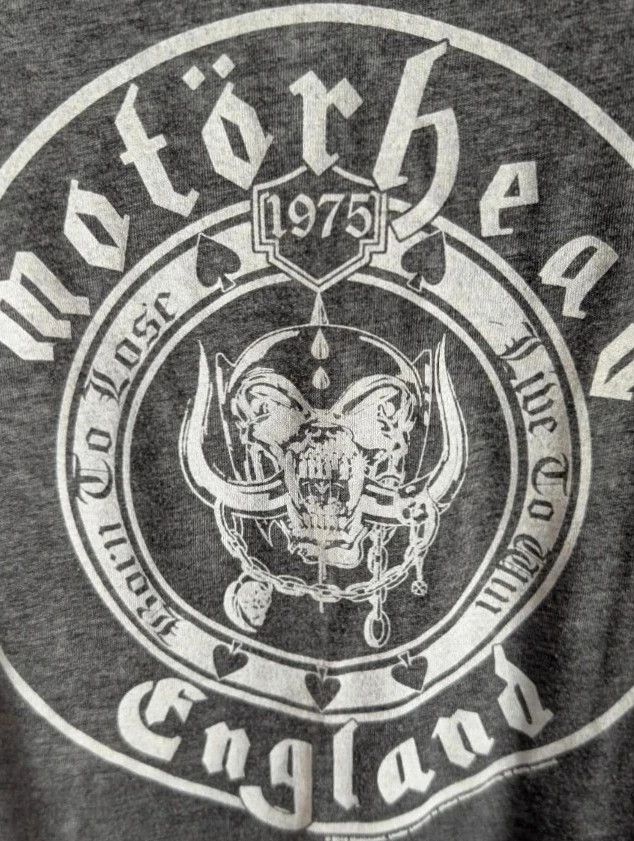 Official Motörhead England Warpig Mineral Wash Graphic Band T Shirt Size S UK 8 10 BNWT image 8