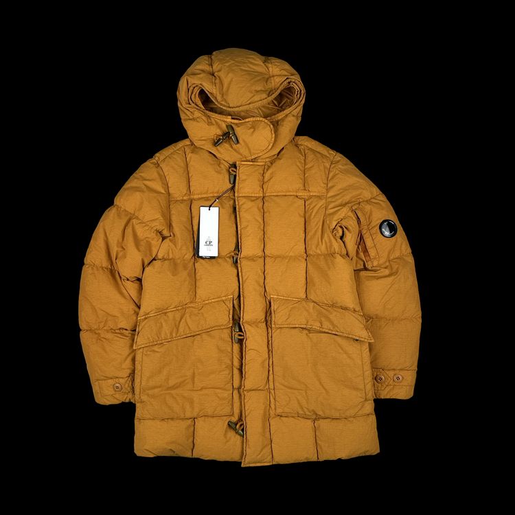CP Company Orange Flatt Nylon Down Filled Lens Viewer Puffer Jacket - Small image 1