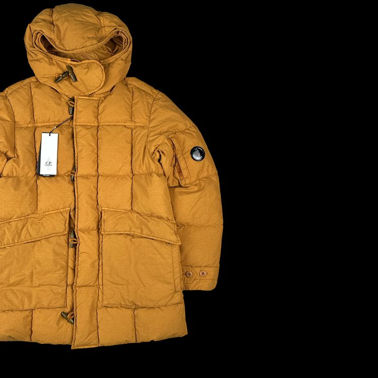 CP Company Orange Flatt Nylon Down Filled Lens Viewer Puffer Jacket - Small image 7