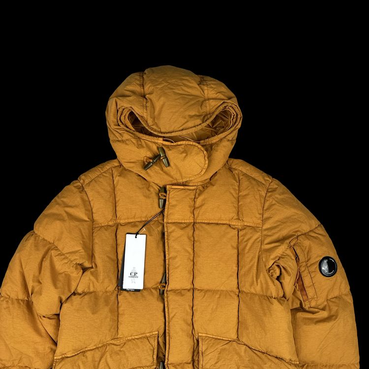 CP Company Orange Flatt Nylon Down Filled Lens Viewer Puffer Jacket - Small image 2