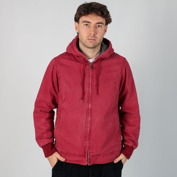 Burgundy Red y2ks  Heavy Jacket (L) image 2