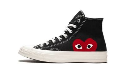 Comme Des Garçons Play Black High-Top Sneakers