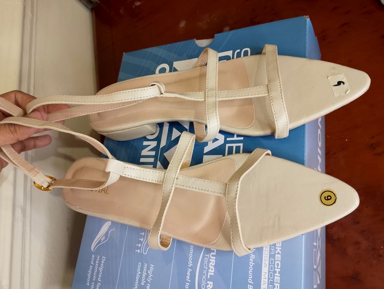 White Strappy Heeled Sandals