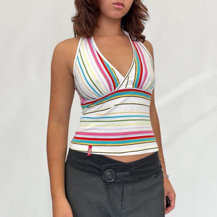 Vival Studios   Miss Sixty striped halter neck product image