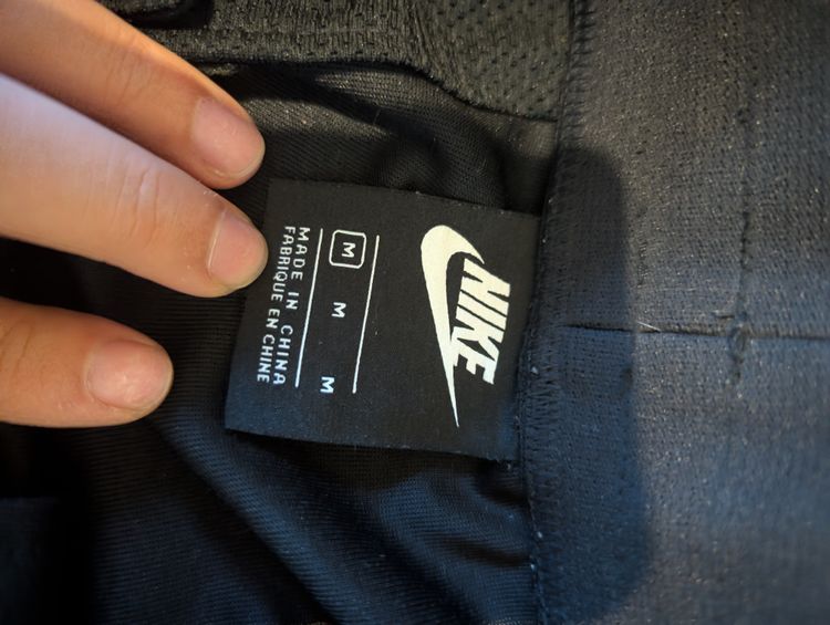 Nike Black Track Pants With Side Snap Buttons image 3