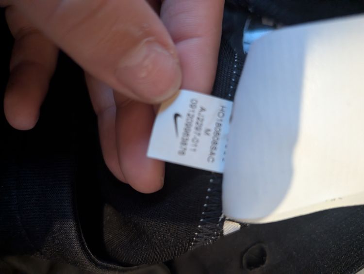 Nike Black Track Pants With Side Snap Buttons image 4